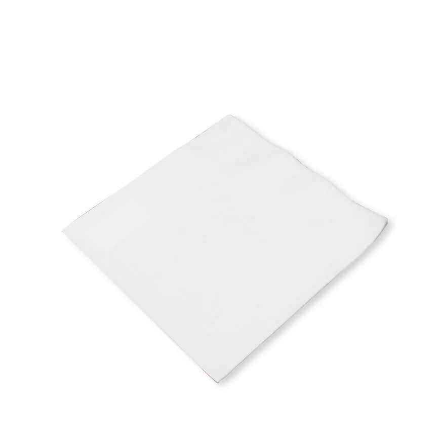 33cm 2-ply white paper food napkins