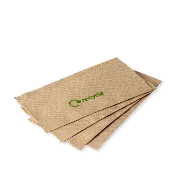 32cm 1-ply kraft paper napkins