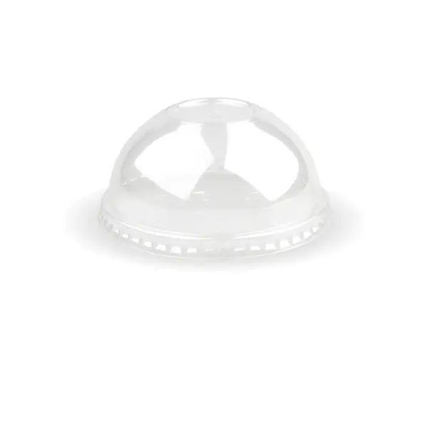 recyclable plastic pet domed lid for paper cups 90mm