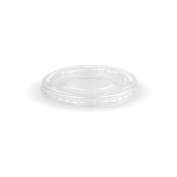 recyclable pet plastic flat lid for paper cups 90mm
