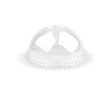 recyclable plastic pet domed lid for paper cups 90mm